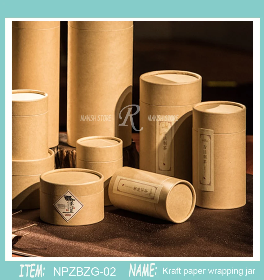 Трубка для рисования крафт бумаги 20 шт. 50 г 30 80 100 г|tobacco pipe tobacco|container 50mltobacco wrapping |
