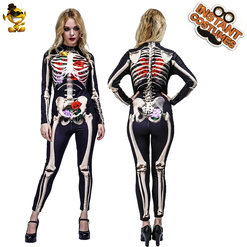 skeleton jumpsuit womens
