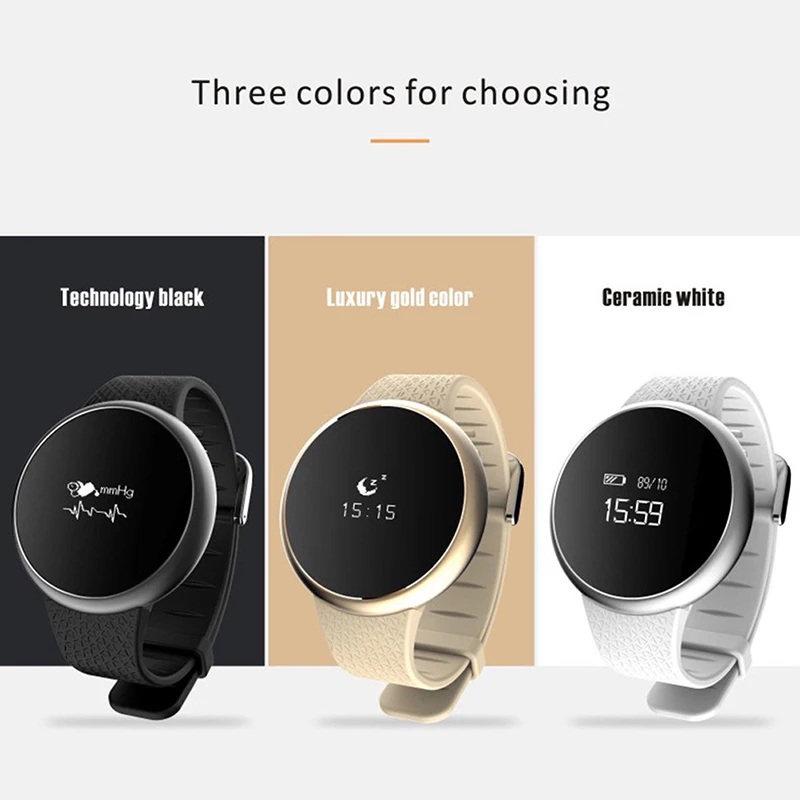 

Blood Pressure Oxygen Heart Rate Fitness Tracker Smart Bracelet Watch Wristband