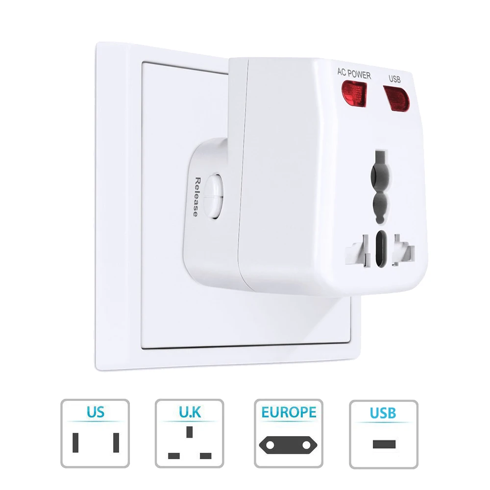 USB wall Socket US UK EU plug usb wall outlet Port 250V Charger Socket With usb electrical