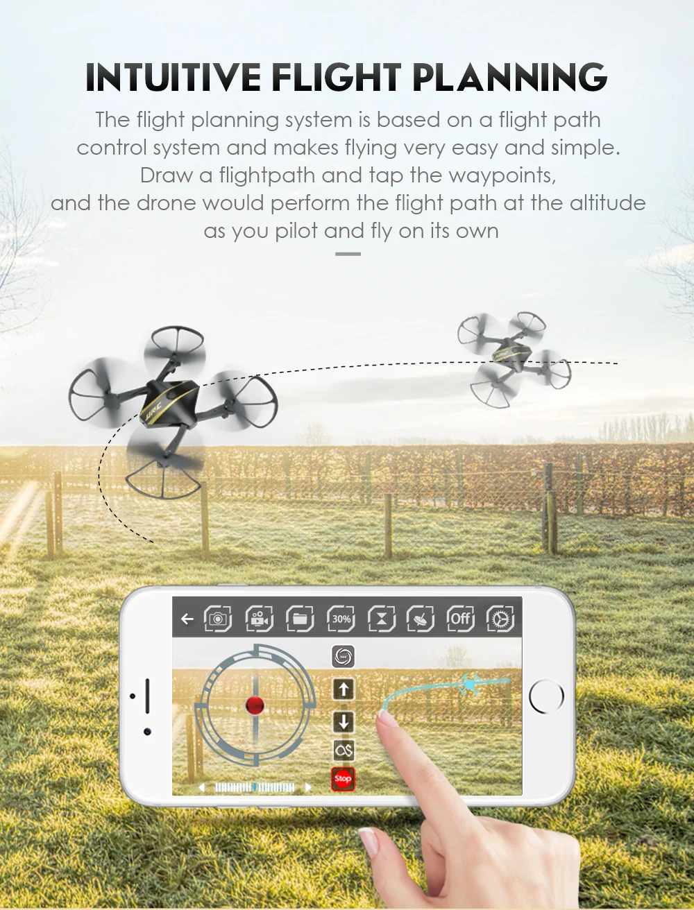 JJRC H44WH DIAMAN FOLDABLE DRONE WITH 720P CAMERA HD WIFI DRONES 13