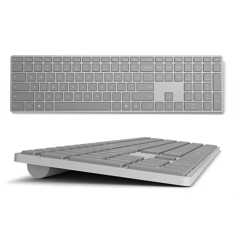 Microsoft Surface Беспроводная клавиатура мышь металлическая тонкая комбинированная