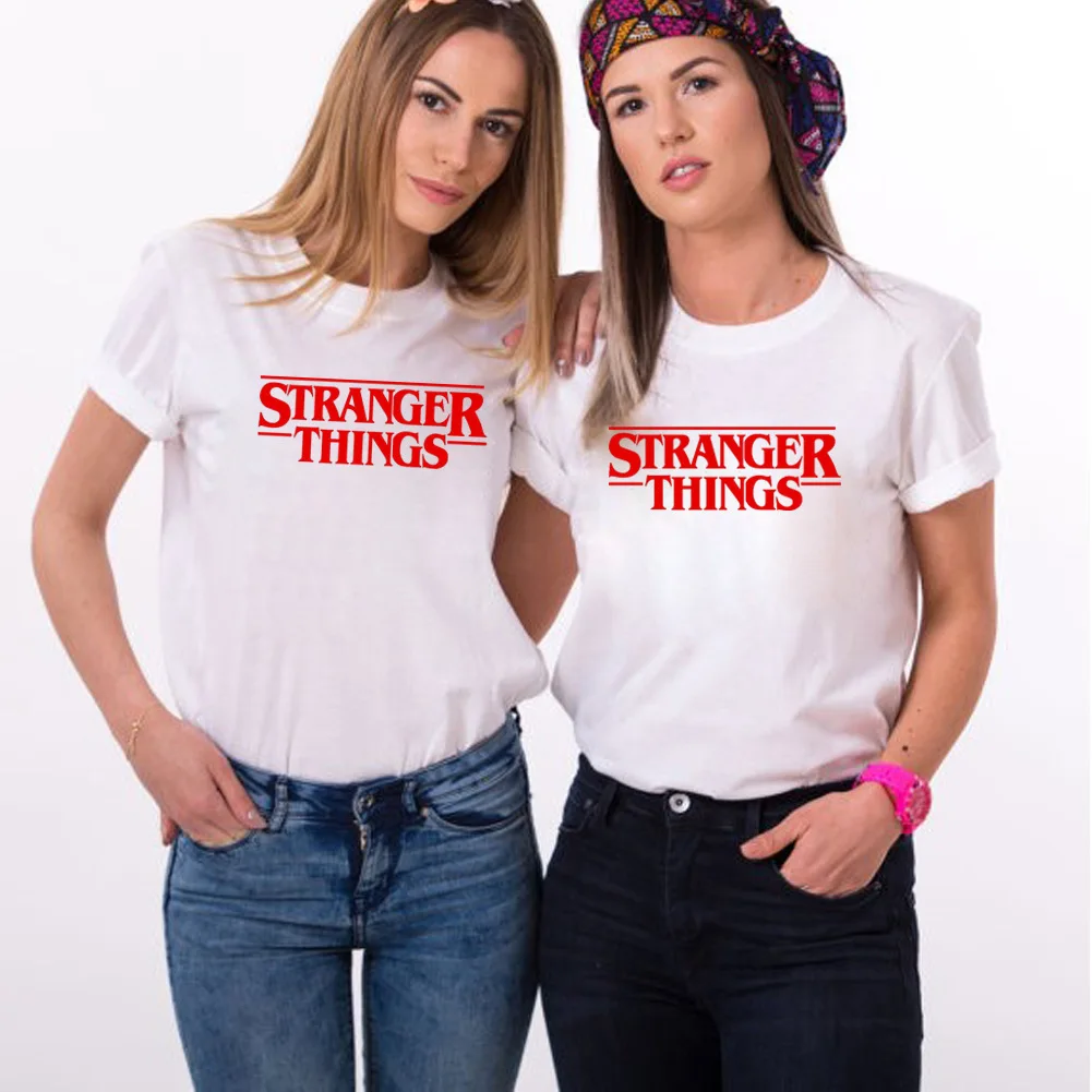 

Stranger Things Cosplay Costume Eleven T-shirt Women's TV Horror T Shirt Short Sleeves