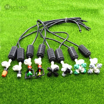 

MUCIAKIE 1PC Fogger Cross Misting Hanging Assembly Sprinkler Cooling Hanging Sprinkler For Garden Greenhouse Irrigation