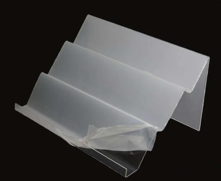 

Three layers clear Long Shelf Mobile cell Phone display stand Jewelry Holder watch cigarette Wallet Cosmetic display rack 5pcs