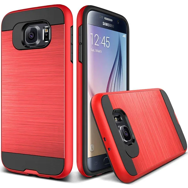 Hybrid Slim Brushed Shockproof Case Cover For Samsung Galaxy S7 S8 J1 J3 J5 J7 A3 A5 A6 J4 J6 S6 Edge S9 Core 2 Armor Case Coque1