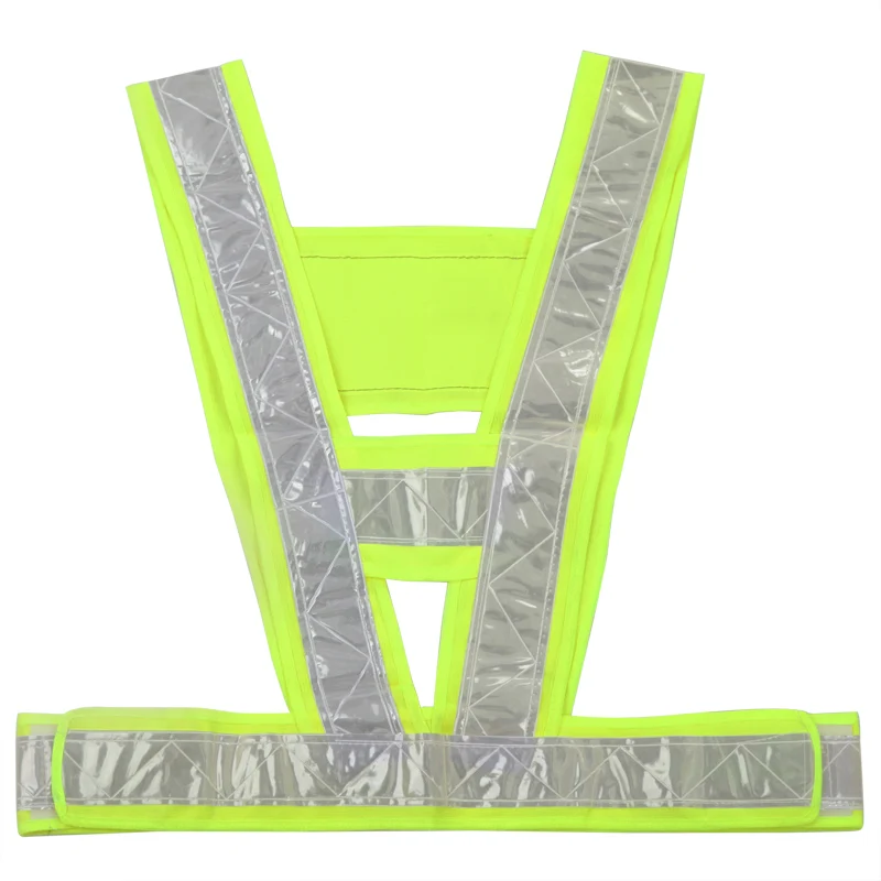 

2019 Neon Lime Yellow Reflective Vest V Clothing High Visibility Safety Belt Pet Clothing LXY9