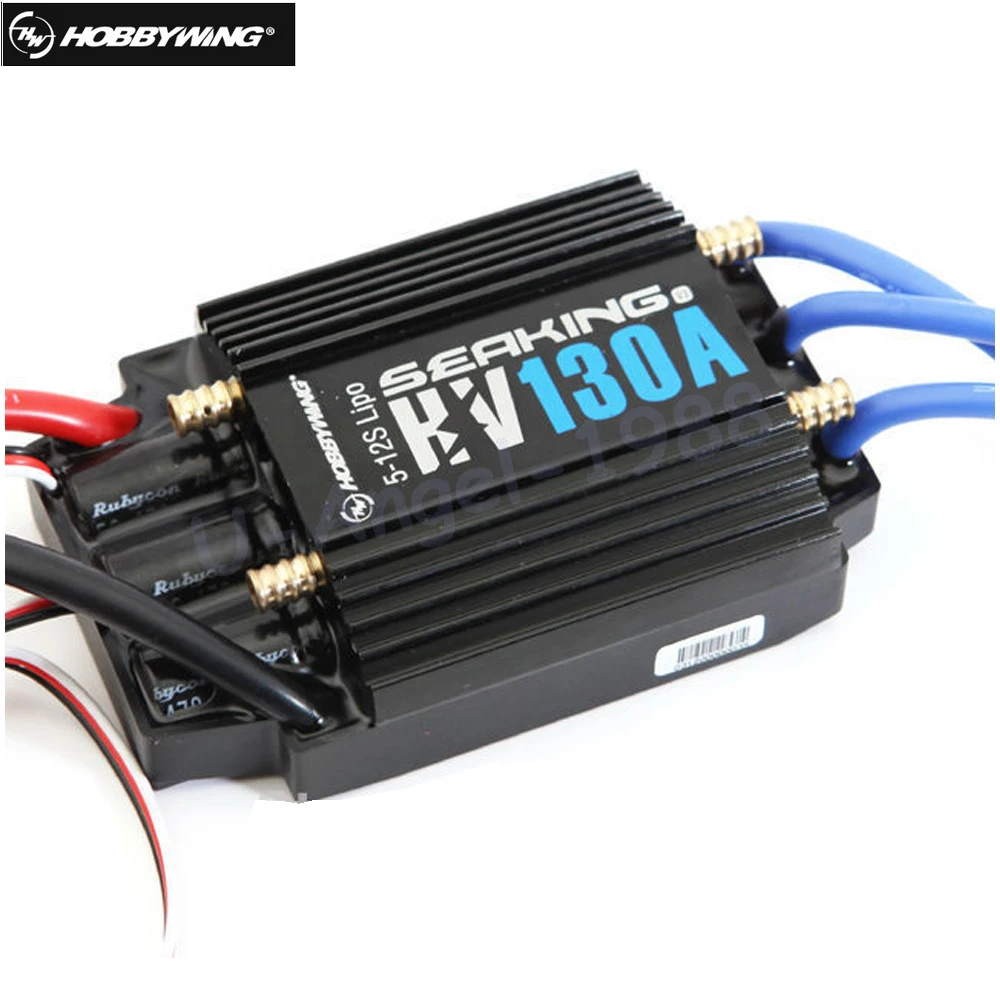 

HobbyWing SeaKing V3 130A BL Motor ESC HV 6V/5A BEC for RC R/c Racing Boat