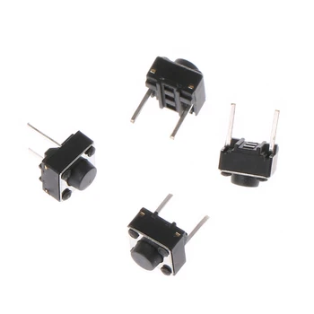 

100 Pcs 6x6x5mm 2 Pin Micro Momentary Push Button Tactile Switch