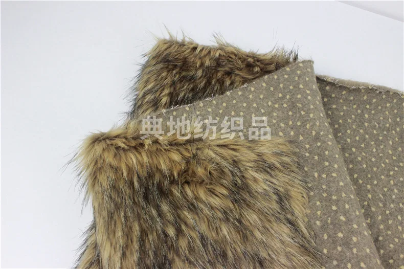 Искусственный мех, осенне-зимний воротник с имитацией мыши, жаккардовый мех енота, пальто, плюшевые пушистые ткани