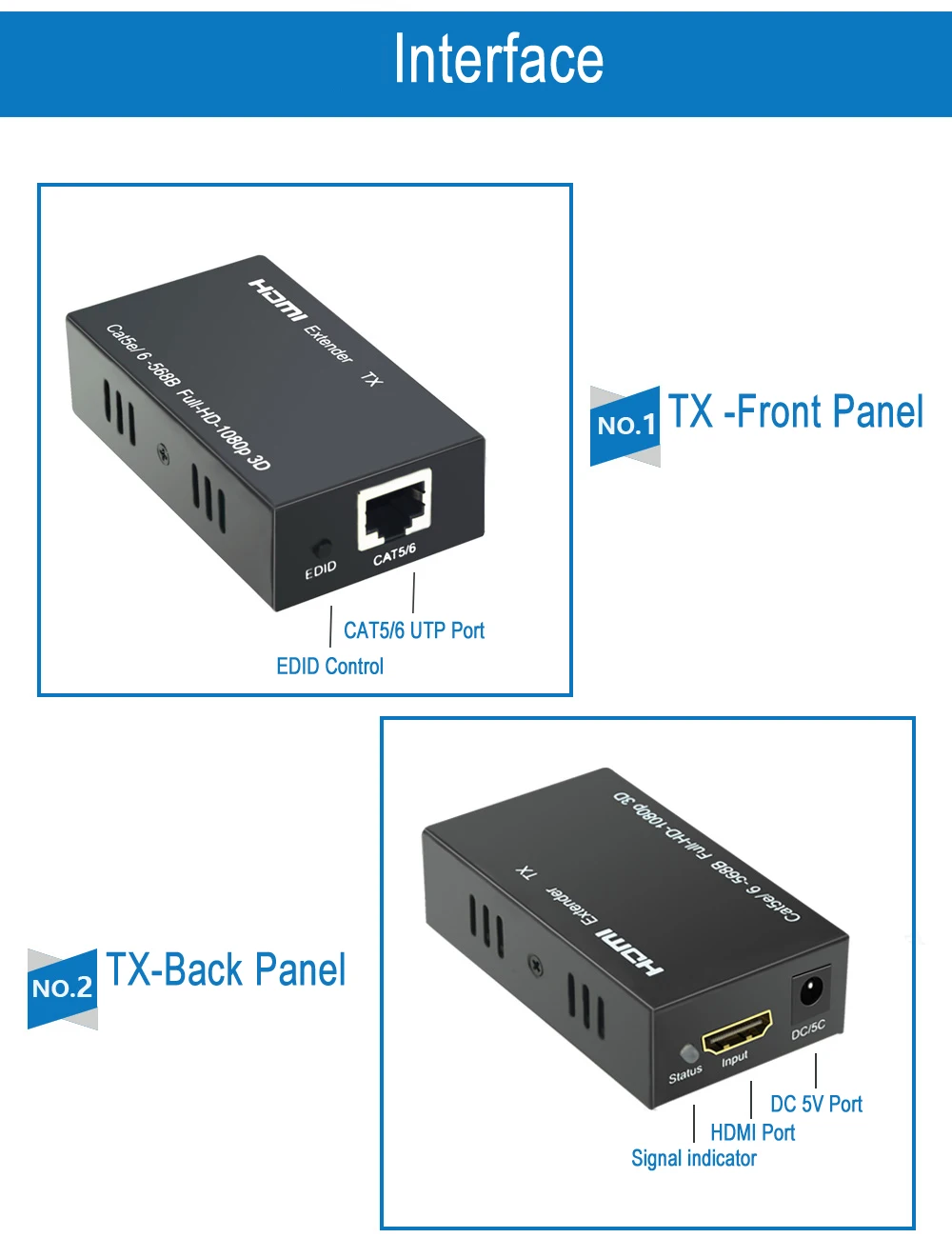 196ft HDMI удлинитель Aikexin 60 м Extensor hdmi-удлинитель Протокола по Lan кабель cat5e/6 Поддержка 3D 1080 p с передатчиком+ приемник