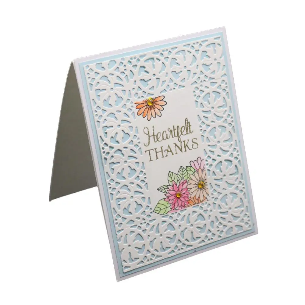 DIY Etched Carbon Steel Cutting Dies for Scrapbook Background/Invitation Lace/Greeting Card Decor - 33057075624