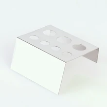 Чернильница для тату держатель пигментный контейнер Подставка 7 отверстий из нержавеющей стали постоянный макияж микроволокна с чернилами татуировки пигментные чашки