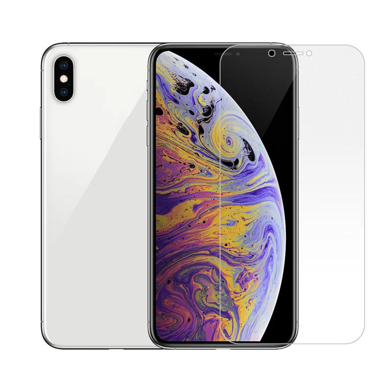 

9H Protective Tempered Glass Anti-fingerprint Waterproof for Iphone XS Screen Protector Glass Matte Front Film Phone Accessories