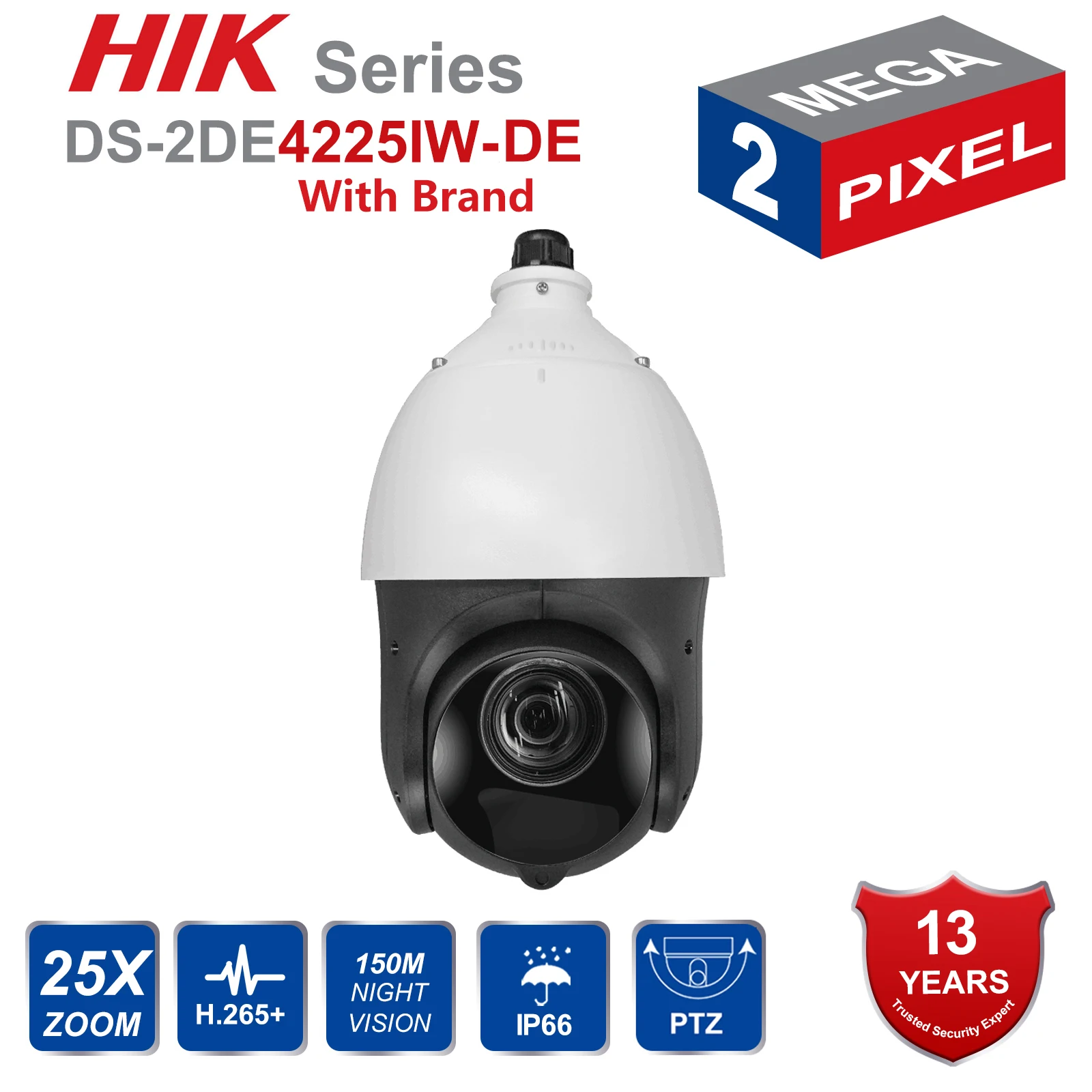 Оригинальная английская PTZ ip камера Hik 2 мегапикселя моторизованный 25X зум