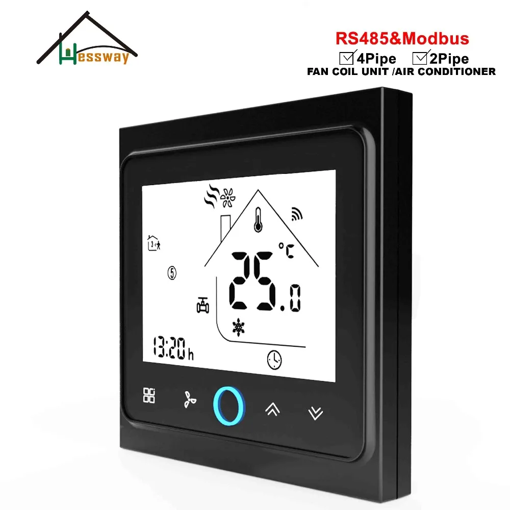 HESSWAY 4 трубы 2 холодный переключатель нагрева термостат RS485 Modbus для системы