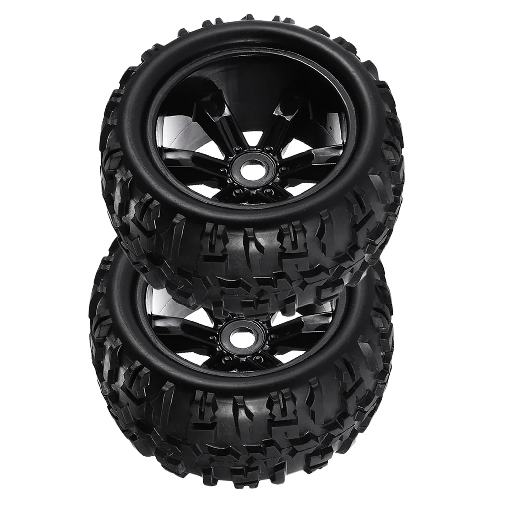 2 Pieces 1/8 Climbing RC Car Truck Wheels Tires for HSP HPI E-MAXX Savage LRP Spare Parts