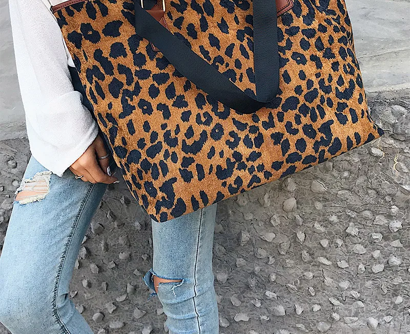 luxury brand women leopard bag handbags female shoulder bag_12