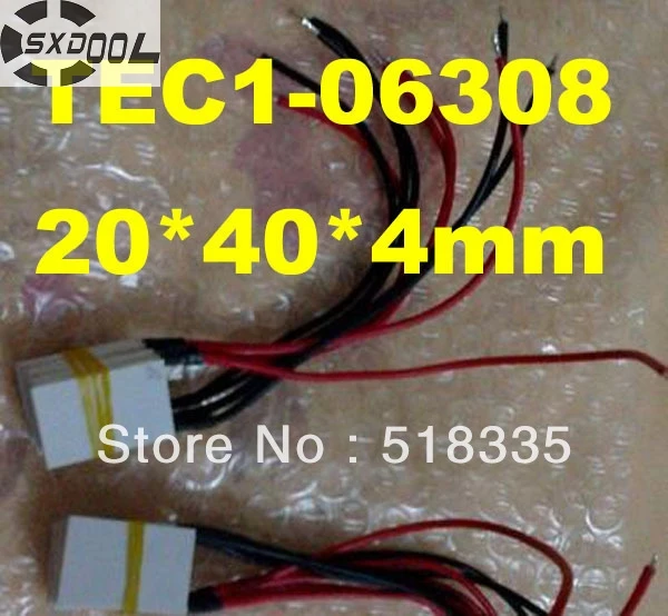 SXDOOL TEC пельтье 20 40 мм фотоэлектрический Термоэлектрический охладитель Пельтье