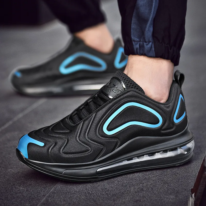 

2019 New Men Sneakers air Cushioning Running Shoes For Mens Breathable Sports Shoes Men Zapatillas Deporte Mujer Black Shoes