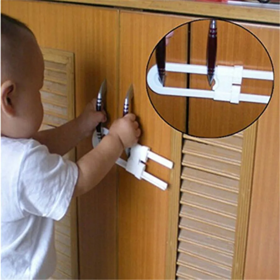 2019 New U Shaped Lock Child Safety Latches Locks Straps Kids