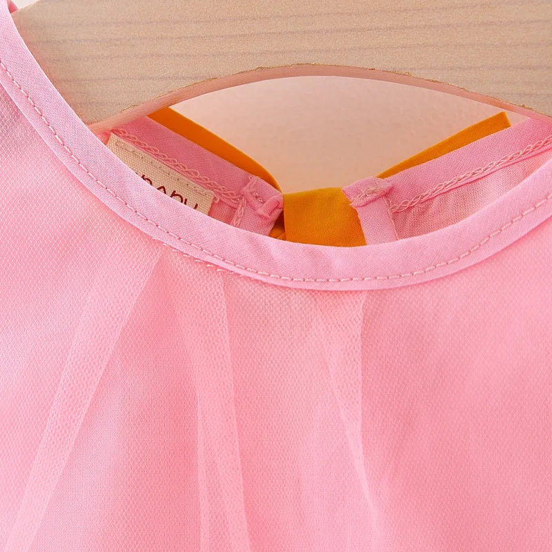 vestido infantil детское платье для маленьких девочек с длинным рукавом платье с вуалью и милых принцесс поставляется в тренд Лета без рукавов платье с подсолнухами вечерние подарок