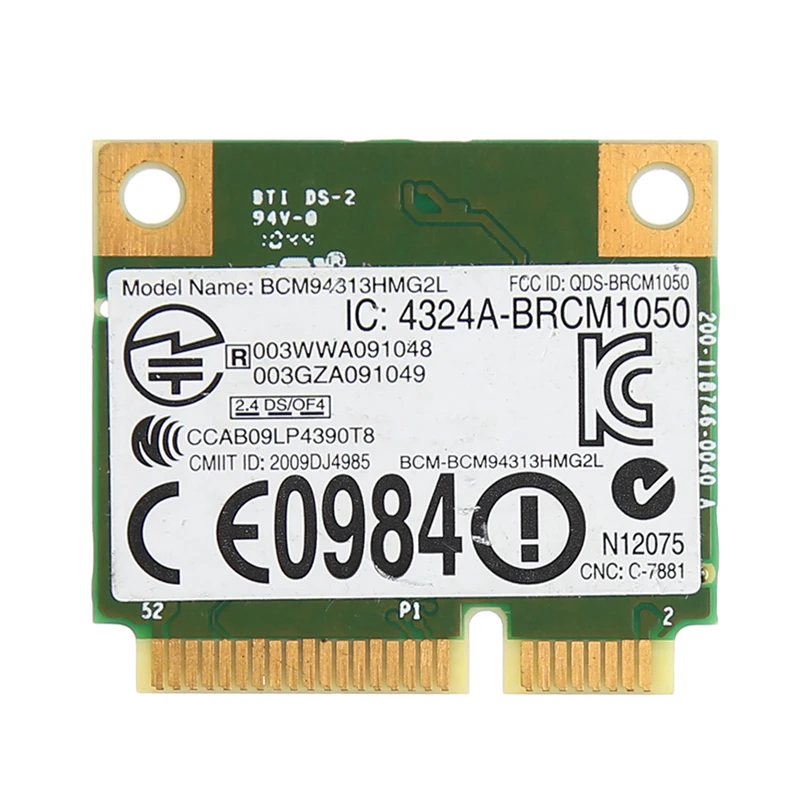 Беспроводная мини карта PCI E 150 м для Dell DW1501 0K5Y6D Broadcom BCM94313HMG2L|Сетевые карты| |