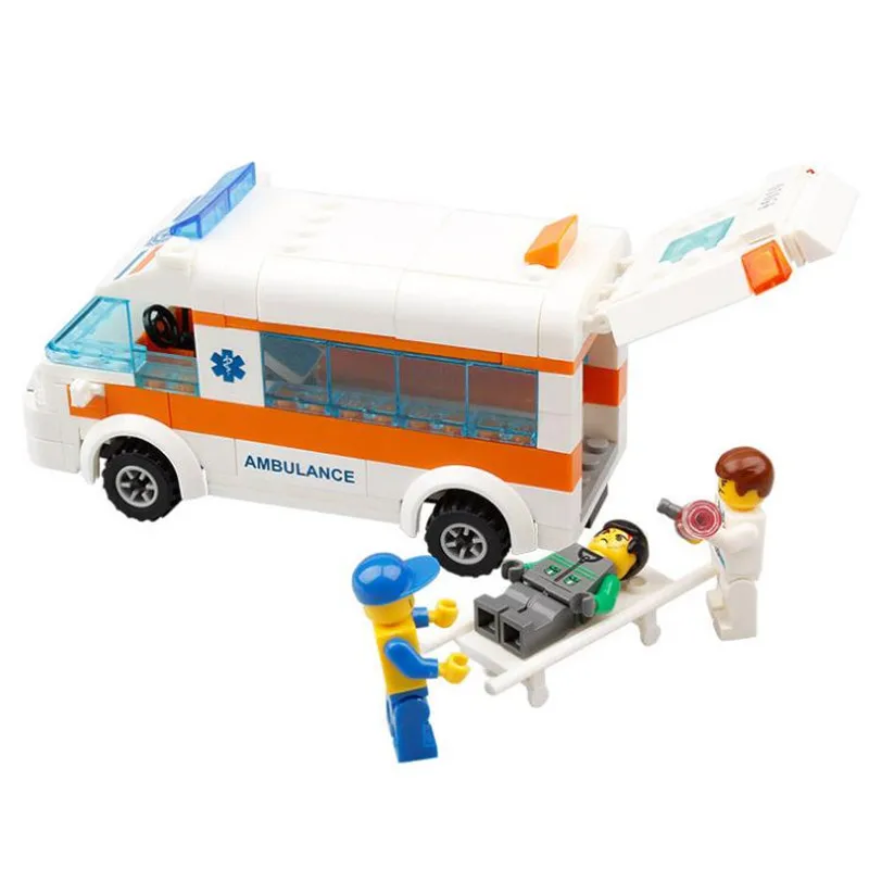 KAZI 85010 199pcs Ambulance Enlighten Blocks DIY Educational Toys For Kids Rescue Team Educational DIY Toys for Kids KAZI 85010 199pcs Ambulance Enlighten Blocks DIY Educational Toys For Kids Rescue Team Educational DIY Toys for Kids