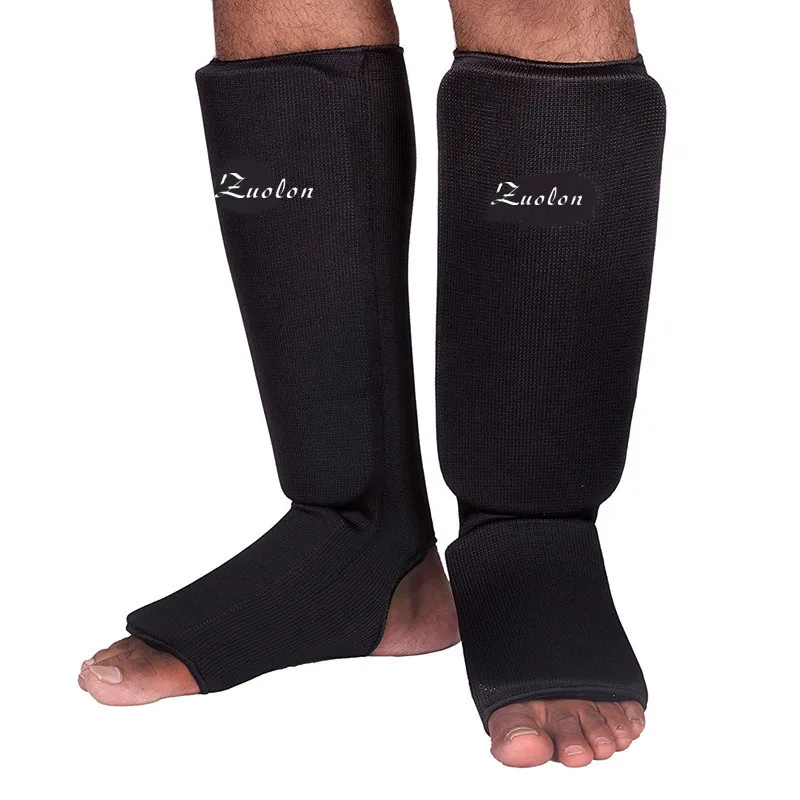 Защитные подушечки для ног MMA Muay Thai KickBoxing Taekwondo Guard Protector|shin insteps|mma legshin pads mma |