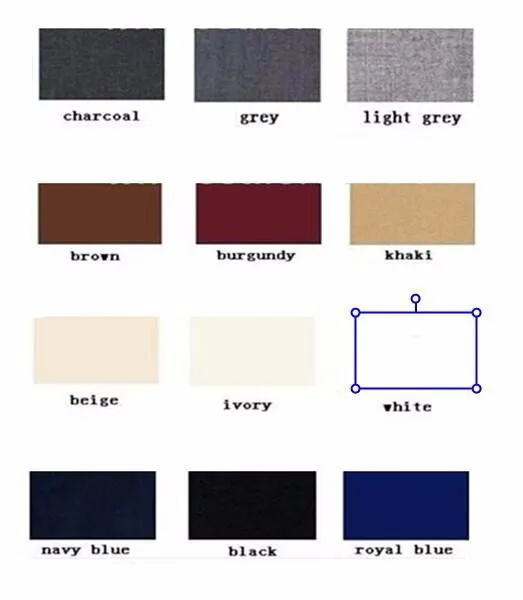 Suit Color Chart