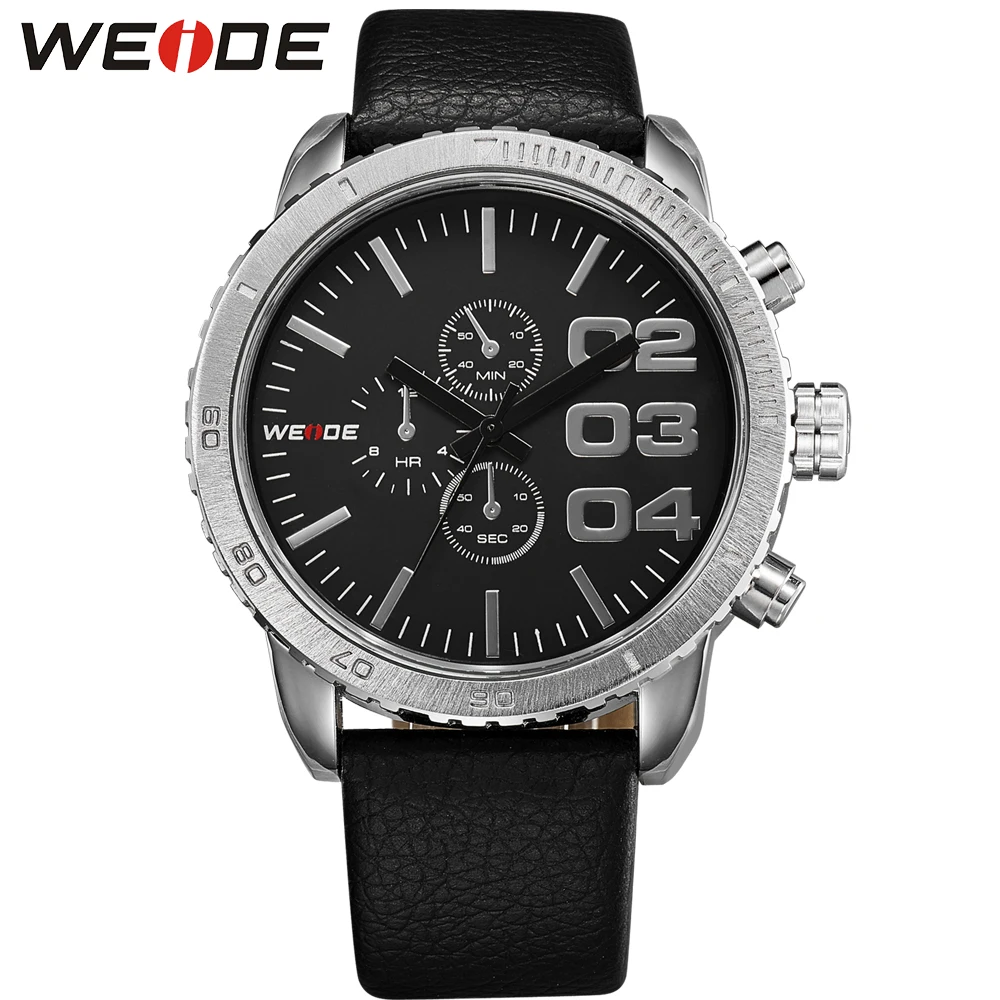

weide fashion & casual digital Electronic watches for men leather strap in quartz watches luxury sport watch waterproof military