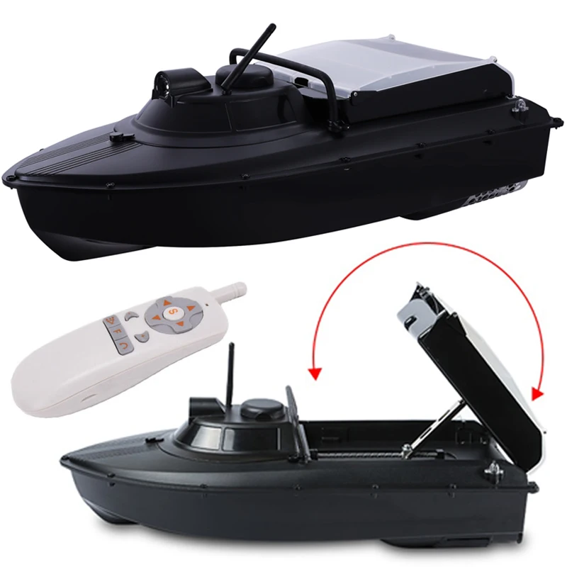 

JABO 2AD 20A 2.4G RC Bait Boat with Releasing hook&Nesting Lure Bait Boat with metal blade cover