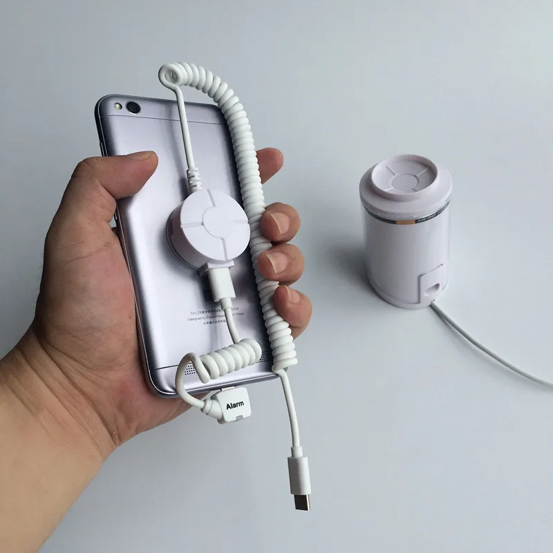 

(6 set/lot) Anti-theft Display Stand Mobile Phone Alarm Holder Rechargeable Support All Cell Phone for iPhone iPad Android
