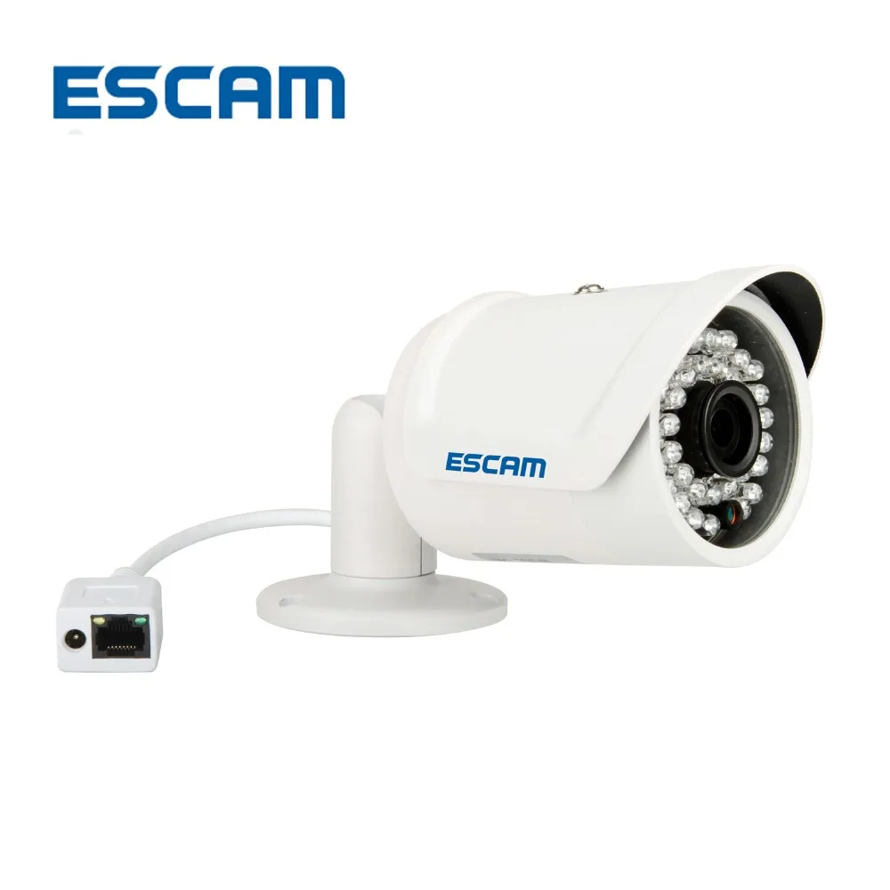 ESCAM Fighter QD320 Waterproof CCTV Camera H.264 Dual-stream Encoding IR HD 720P Network IP Camera 1.0MP CMOS Adjustable Camera