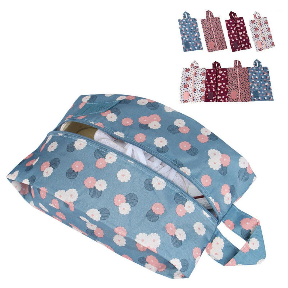 

Waterproof Portable Travel Waterproof Shoe Pouch Zipper Bags Case Travel Sports Storage Multi Purpose Organizer 5 Colors