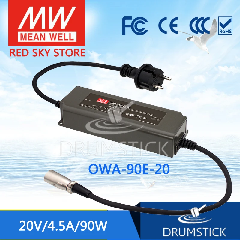 

MEAN WELL OWA-90E-20 20V 4.5A meanwell OWA-90E 20V 90W Single Output Moistureproof Adaptor