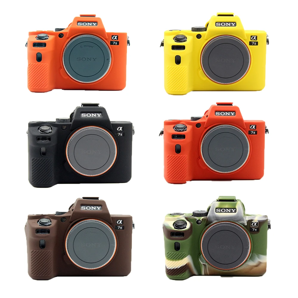 Мягкий силиконовый чехол для камеры Sony A7 II A7II A7R Mark 2 резиновый защитный корпуса|Сумки фото-/видеокамеры| |