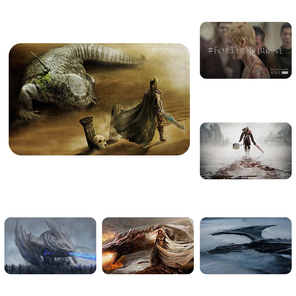 

Game of Thrones Comics Cool Mat Bath Carpet Decorative Anti-Slip Mats Room Car Floor Bar Rugs Door Home Decor Gift