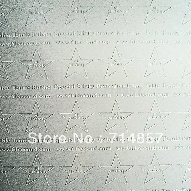 10 أجزاء من 61 الثاني تنس الطاولة/بينغبونغ خاص لزجة فيلم واقية 10 أجزاء من 61 الثاني تنس الطاولة/بينغبونغ خاص لزجة فيلم واقية