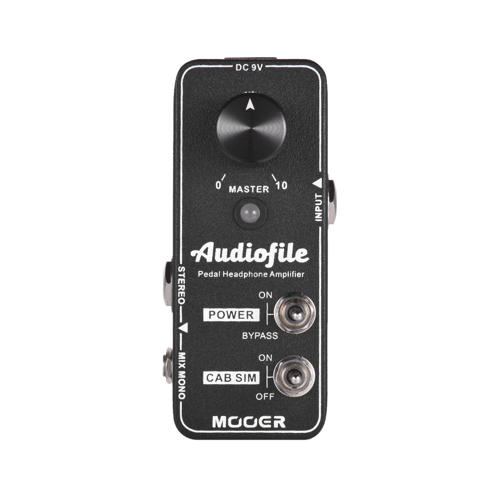 MOOER Audiofile Headphone Amplifier Effect Pedal Built in Analog