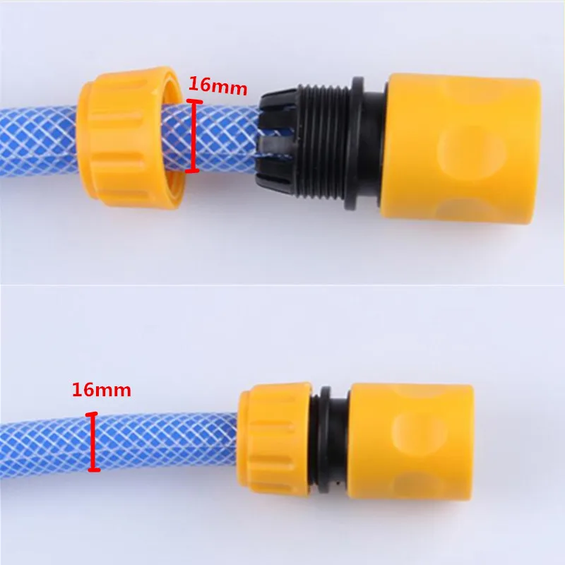 2 PCS 5/8 Inch Garden Water Connectors Irrigation Quick Connector For Diameter 16mm Hose garden hose connector hose connector garden quick coupling garden hose adapter garden water connector faucet quick connector