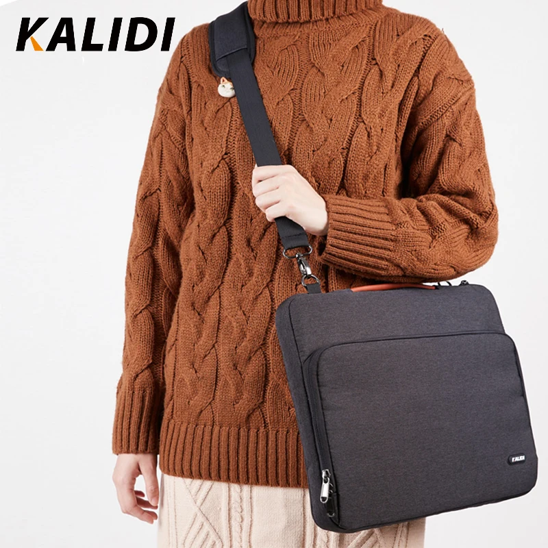 KALIDI Laptop Bag Sleeve 11 12 13.3 15.6 17 Inch Waterproof Notebook Bag For Macbook Air Pro 11 13 15 Computer Bag For Women Men KALIDI Laptop Bag Sleeve 11 12 13.3 15.6 17 Inch Waterproof Notebook Bag For Macbook Air Pro 11 13 15 Computer Bag For Women Men