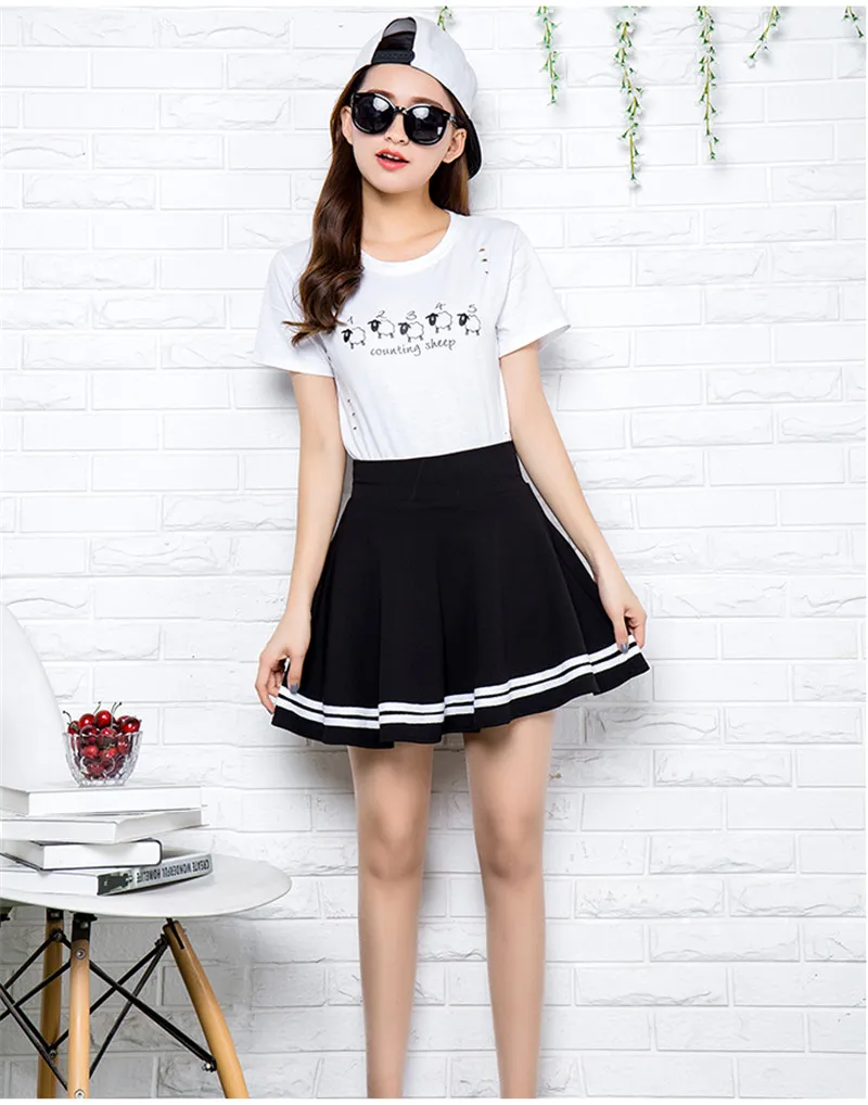 2022 Winter and Summer Style Brand Women Skirt Elastic Faldas Ladies Midi Skirts Sexy Girl Mini Short Skirts Saia Feminina black midi skirt