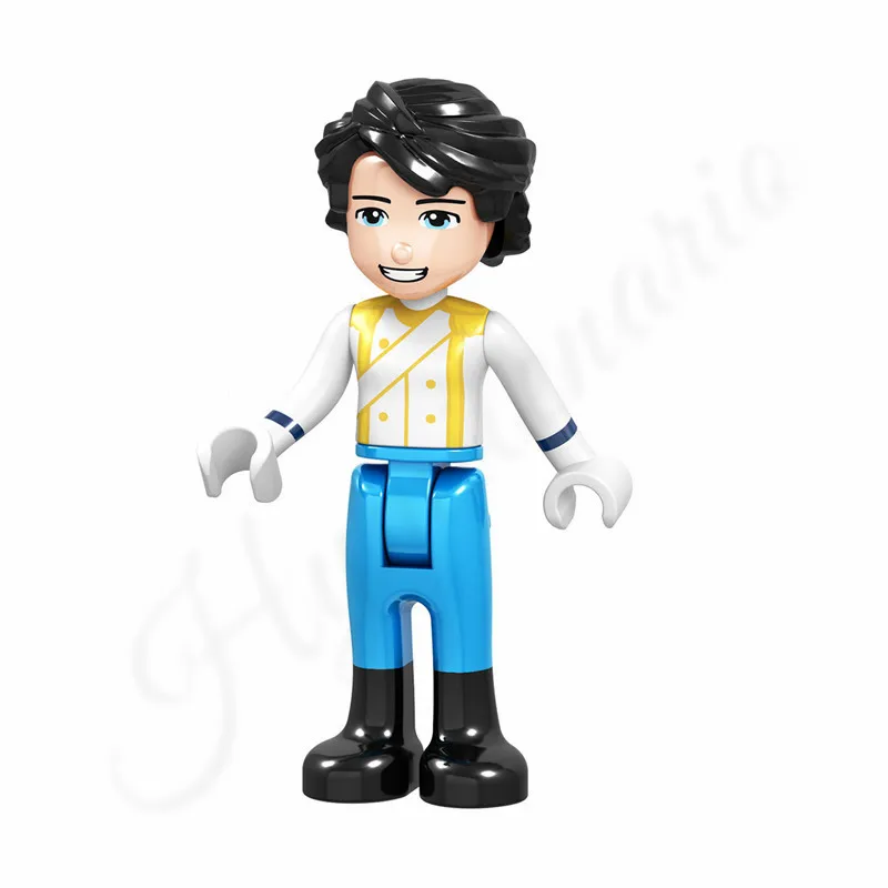 

Single sale Friends For Girl Princess Series Mermaid Prince Eric Model Building Block Brick Toys Compatible With Lego