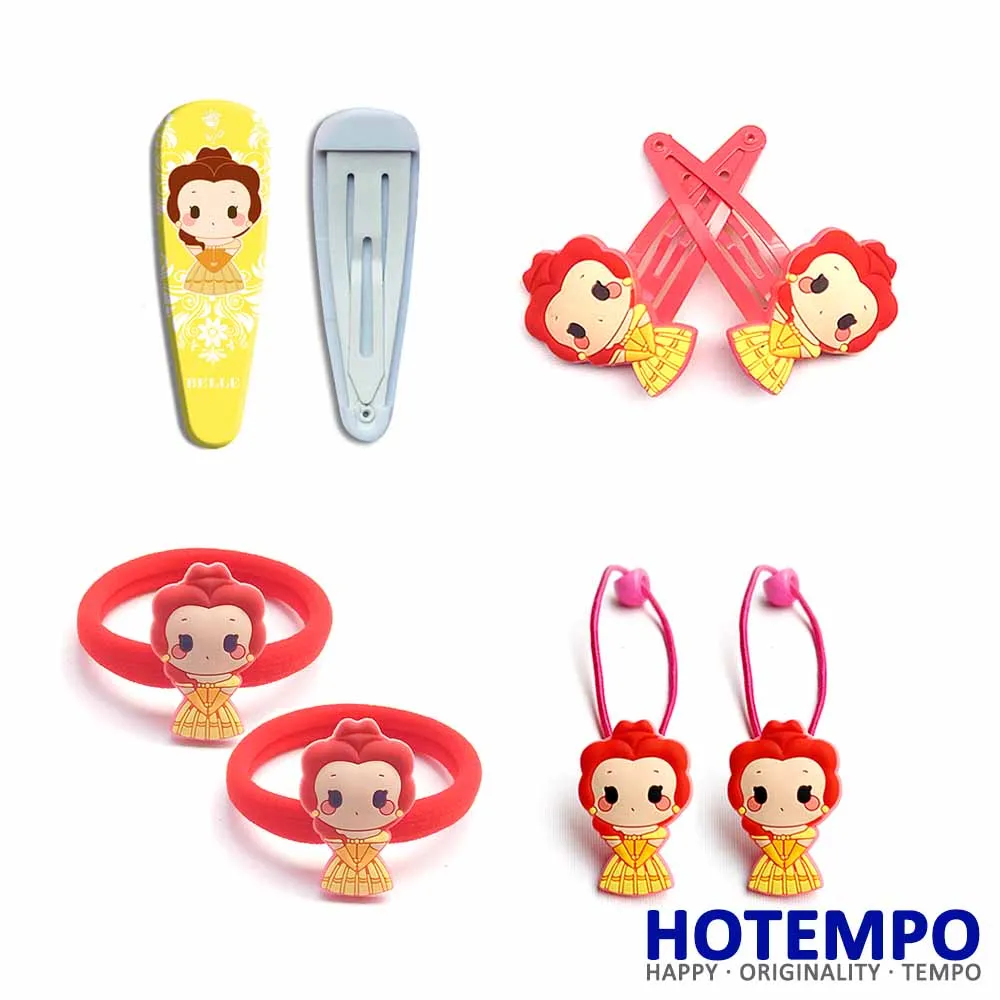 

Hotempo Beauty and Beast Belle Princess Action Figure Girlish Action Fgure Suit Hair accessories Hair Band Hair Ring Hairpin