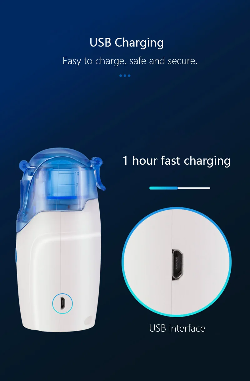 Мини Портативный Аппарат для паровой обработки лица Nebuliser парящий уход за кожей распылитель мобильный респиратор увлажнитель для взрослых и детей ингаляторный распылитель