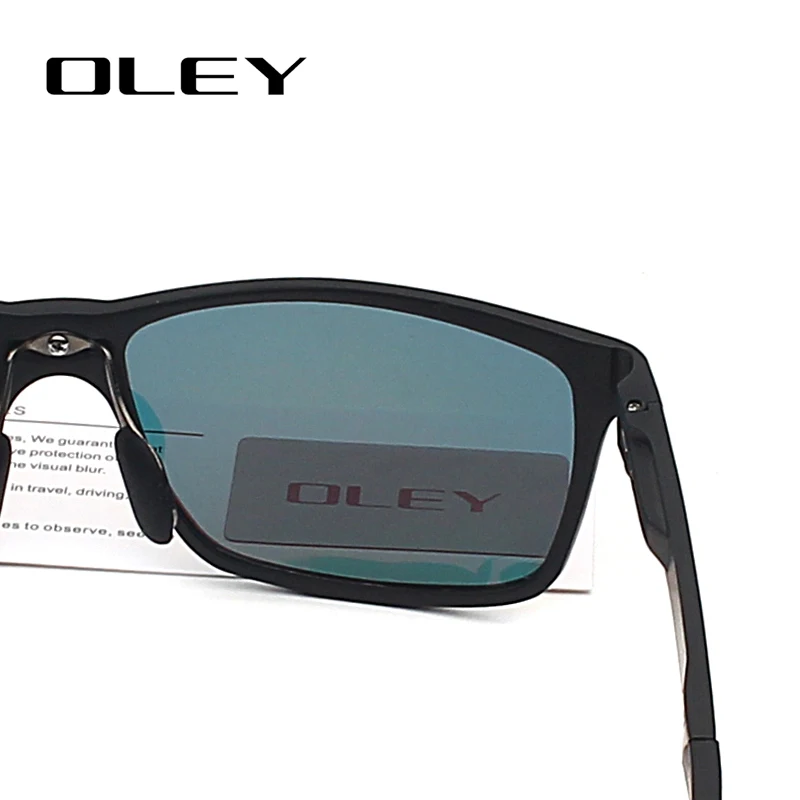 OLEY Men Polarized Sunglasses Aluminum Magnesium Sun Glasses Driving Glasses Rectangle For Men/Wome Oculos masculino Male