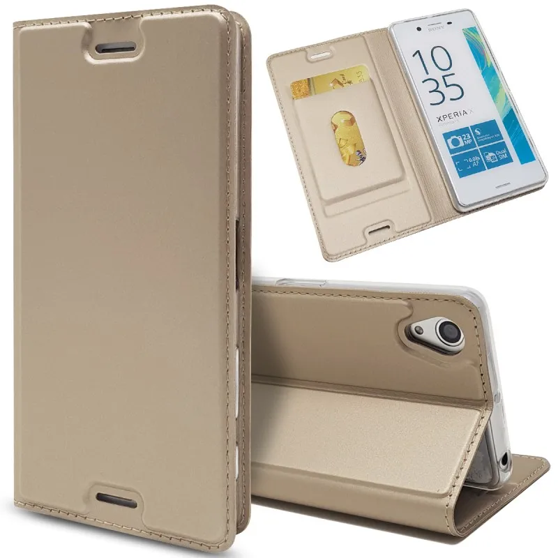 Чехол s для sony Xperia X Performance F8132 F8131 Xperformance кожаный чехол-Бумажник Мягкий силиконовый чехол Аксессуары для телефона