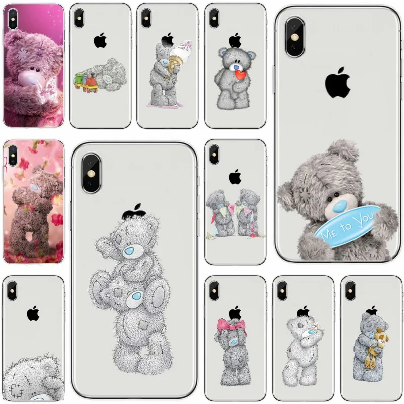 

Tatty Teddy Me To You Bear Cover Soft Silicone TPU Phone Case For iPhone X XS XR Max 5 5S 5C SE 6 6plus 7 7plus 8 8plus