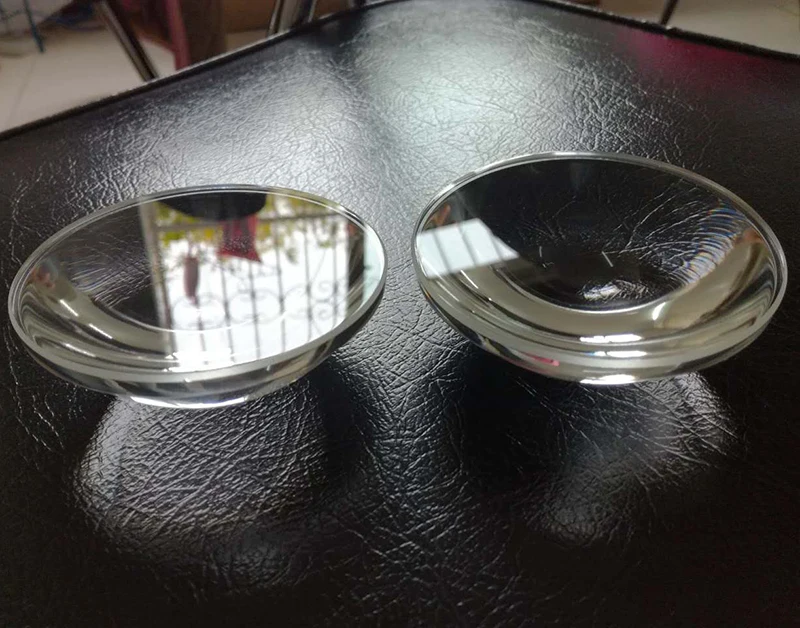 2PCS 69mm Optical Glass Design LED Focal Length 35mm Plano ...